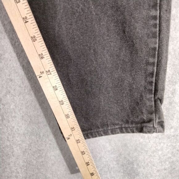 Levis 550 Vintage Jeans Men 36 x 32 Denim Relaxed Fit Tapered Leg USA Made Black - Picture 6 of 11